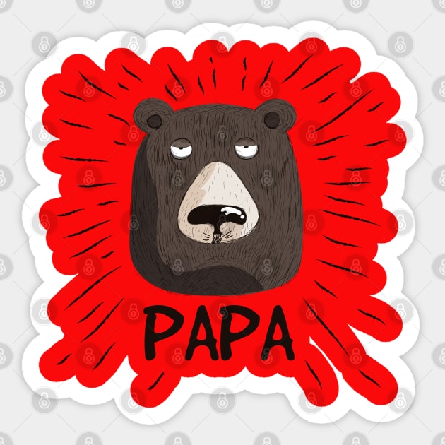 Papa Bear Sticker by creative